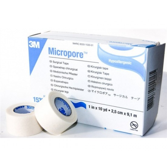 3M Micropore adhesive tape 2.5cm x 9.2m