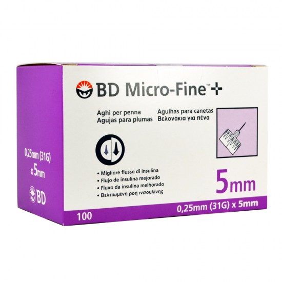  BD Micro-Fine  Инсулинови игли  0.25mm 31G Х 5mm.100 БР.