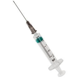 BD 2ml Syringe Complete with 23G x 1" Needle x 100
