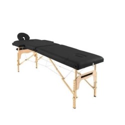 OEM Portable Folding Physiotherapy Massage Bed - Black