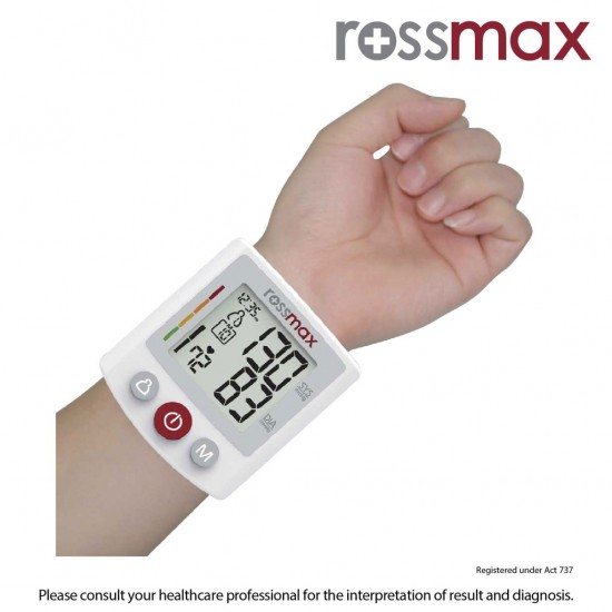 Автоматичен  апарат за кръвно налягане за китка Rossmax BQ705 