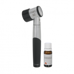 HEINE OPTOTECHNIK Mini 3000 LED Dermatoscope - Battery handle + contact plate with scale (17834-00)