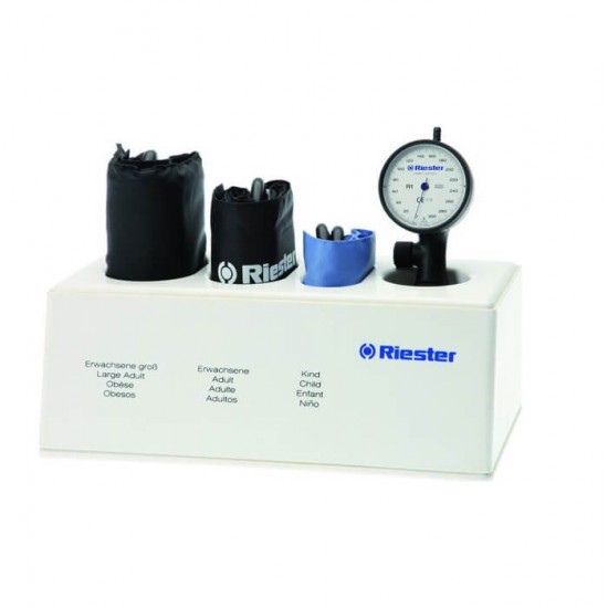 RIESTER Sphygmomanometer R1 Shock-Proof®, 3 Маншета Включени + Кутия За Съхранение