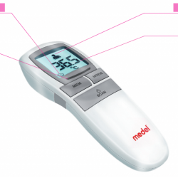 Medel безконтактен инфрачервен термометър