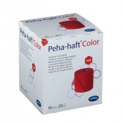 HARTMANN Peha-haft Color without latex Red 10cm x 20m