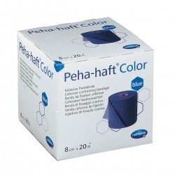 HARTMANN Peha-haft Самофиксиращ се еластичен бинт с кохезивен ефект син 8cm x 20m
