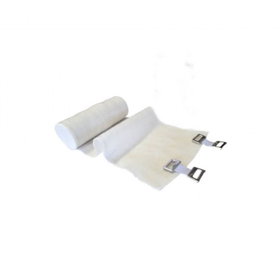 IDEAL Elastic Bandage with clips 8cm x 4m