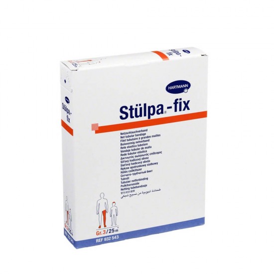 HARTMANN Stülpa®-fix, Безшевен тубуларен бинт с висока еластичност със съдържание на памук размер Gr.3/25m