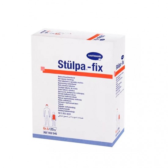 HARTMANN Stülpa®-fix, Безшевен тубуларен бинт с висока еластичност със съдържание на памук размер Gr.5/25m