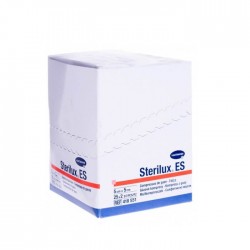 HARTMANN Sterilux ES марлени компреси стерилни 17 нишки 8 дипли, 5cm x 5cm 8ply 25 x 2 бр