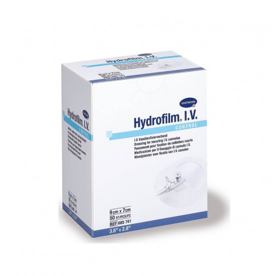 HARTMANN Hydrofilm I.V. Control стерилна адхезивна превръзка 9cm x 7cm 50 бр