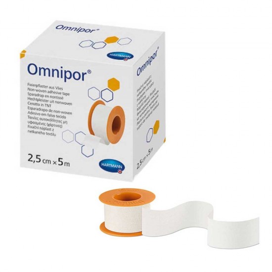  HARTMANN Omnipor Hypoallergenic adhesive tape 2.5cm x 5m