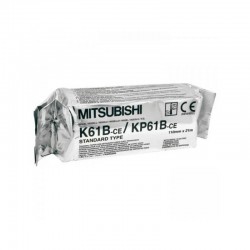 MITSUBISHI K61B-CE Standard thermal paper A6 110mm x 20m Pack of 1roll