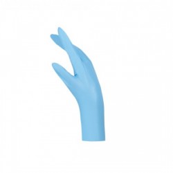    Еднократни нитрилн нестерилни ръкавици, Soft Care Vivid Nitrile Examination Gloves REF110.271M - Light Blue Size Μedium