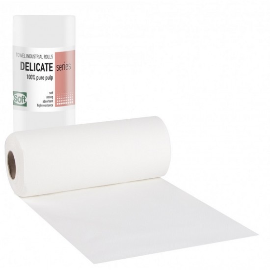 Хартиени кърпи за ръце, Bournas Medicals 108.053 Paper roll 2ply 1000gr 25cm x 125m