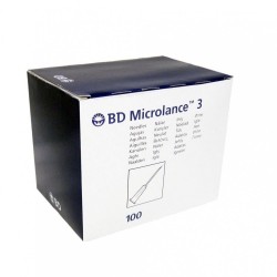 BD Microlance Needles 27G x 1/2" – 0.4x13mm 100 pcs