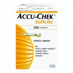 ROCHE Accu-chek softclix Стерилни ланцети за убождащо устройство 100 бр 