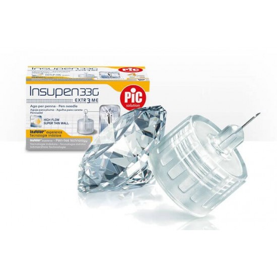 Стерилизирани инсулинови игли , , PIC Solution Insupen Disposable Needles 31G x5mm 100pcs