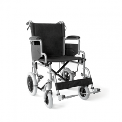 MOBIAKCARE Foldable Wheelchair with Handle Brakes