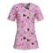 Carina Medical Robe Hearts for Women with Buttoms B-Well 401563