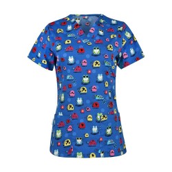 Bambina Frogs Medical Blouse for Women B-Well 400768