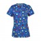 Bambina Frogs Medical Blouse for Women B-Well 400768