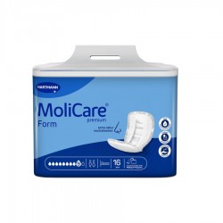 Molicare Premium Form Σερβιέτες Ακράτειας 9 Σταγόνες (Συσκευασία 16 Τεμαχίων) HARTMANN 168409