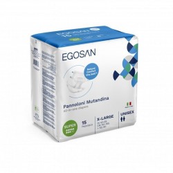 Incontinence Diapers with Sticker Egosan Vita Soft Super X-Large ( Package of 15pcs) Santex XMX3100ND-15E