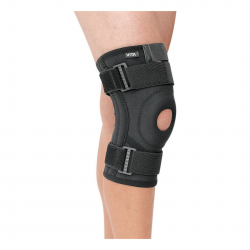 Επιγονατίδα με Οπή και Μπανέλες Μαύρο Vita Orthopaedics 06-2-036