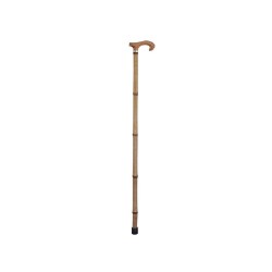Bamboo Wooden Cane with Wooden Handle Mobiak
