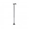Aluminum Cane with Wide Base - Black Moretti RP191N