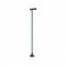 Aluminum Cane with Wide Base - Green Moretti RP191V