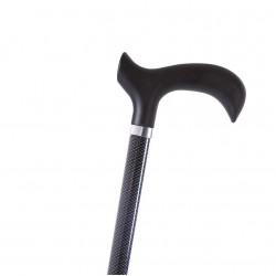 Aluminum Cane with Pattern - Black Moretti RP169-5