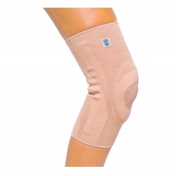 Elastic Knee Pad with Bandels & Silicone Pad Aqtivo Skin Prim P701BG