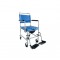 Тоалетен стол с колела, Bathroom Toilet Trolley with Mobiak Container 0804932