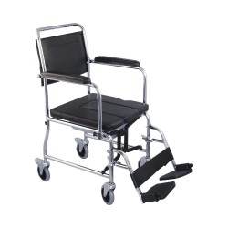 Сгъваем тапициран комбиниран стол,  Wheelchair Mobiak 0808396