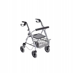 Rollator Aluminum Silver Mobiak 0808491