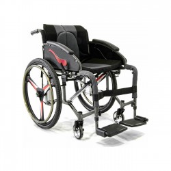 Лека сгъваема инвалидна количка, Vita Orthopaedics V Active 09-2-186 Wheelchair Folding 09-2-186 Gray