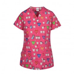 Bambina Teeth Medical Blouse for Women B-Well 400766