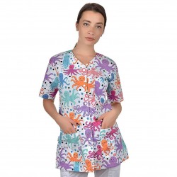 Carina Medical Robe Octapus for Women with Buttoms B-Well 401565