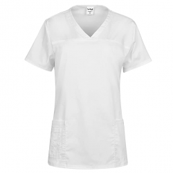 Andrea White Medical Blouse for Women B-Well 401000