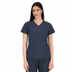 Andrea Grey Medical Blouse for Women B-Well 401004