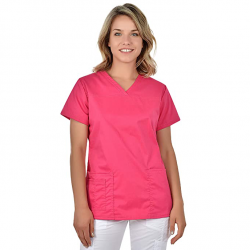 Andrea Pink Medical Blouse for Women B-Well 401040