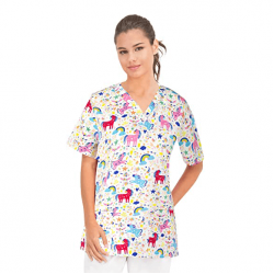 Bambina Unicorns Medical Blouse for Women B-Well 400773
