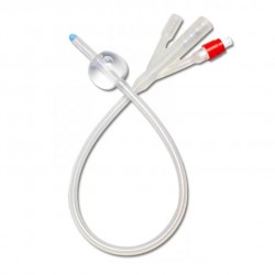 Catheter 3-Way No16 Silicone Foley FCSIL - 316