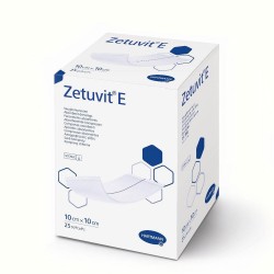 Zetuvit E Gauze Absorbent Sterile 10x10cm (Pack of 25 Pieces) HARTMANN 413770