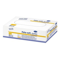 Латексови ръкавици, без пудра,Peha-Soft Syntex Latex and Powder Free Gloves Small (Pack of 100 Pieces) HARTMANN 9421651