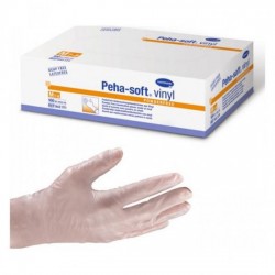 Винилови ръкавици, без пудра, Peha-Soft Vinyl Powder Free Vinyl Examination Gloves Medium (Pack of 100 Pieces) HARTMANN 9421718