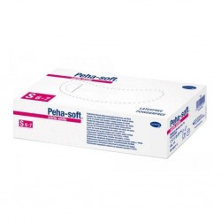 Нитрилни ръкавици, без пудра, Peha-Soft Nitrile Gloves Powder Free Medium (Pack of 100 Pieces) HARTMANN 942217