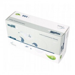 Латексови ръкавици с пудра, Gloves latex easy care lightly powdered (Large/100pcs)